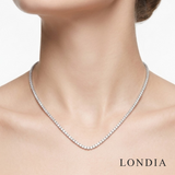 5.00 Carat Diamond Tennis Necklace