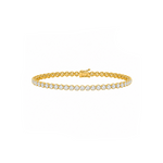 5.00 Carat Super Light Crown Bracelet in 14K Gold