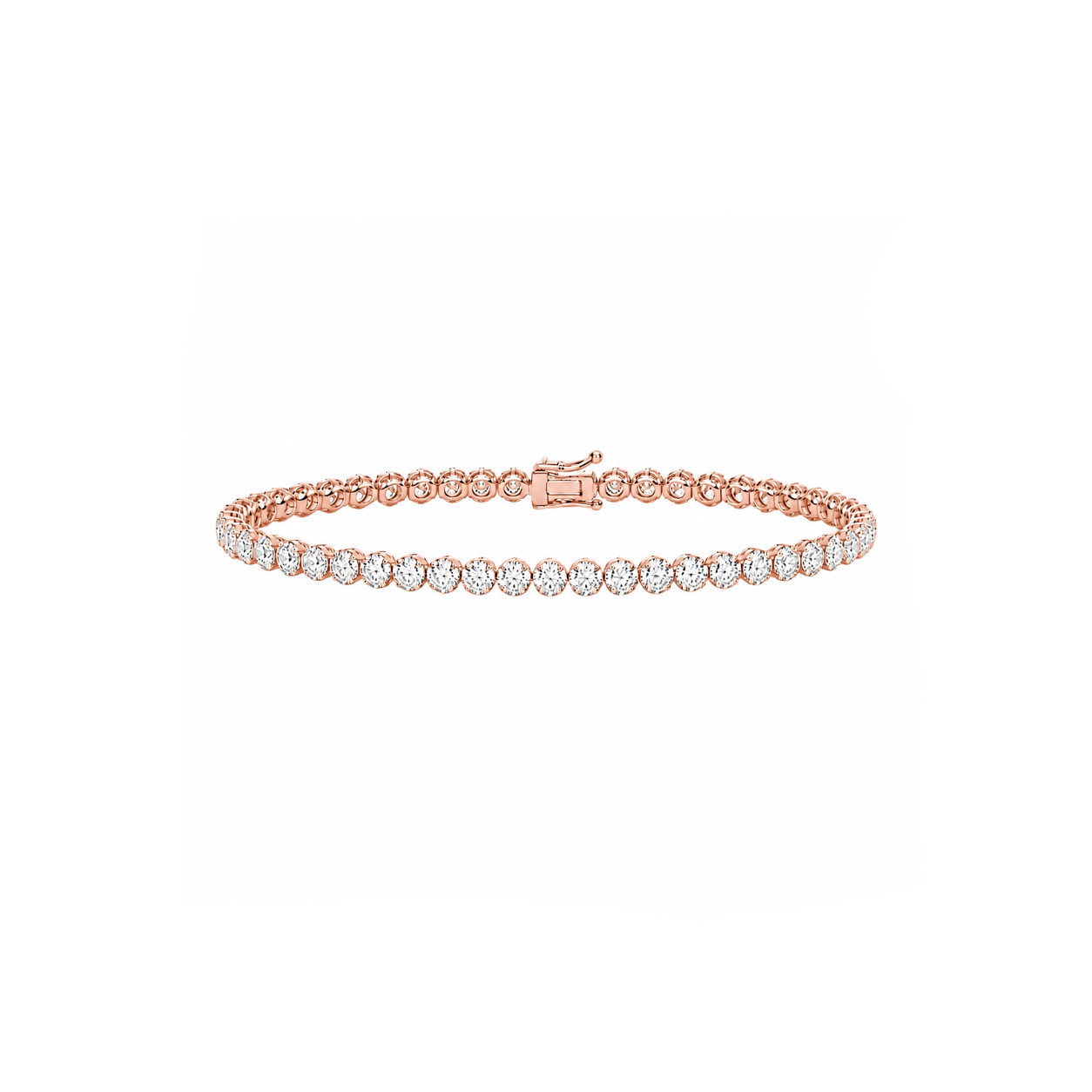 5.00 Carat Super Light Crown Bracelet in 14K Gold