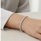 5.00 Carat Super Light Crown Bracelet in 14K Gold
