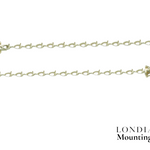 5.00x3.20mm 0.20 Ct Each Pear Tennis Bracelet Mounting 18K Gold