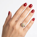 5.95 Carat Fancy Yellow Diamond Design Set