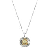 5.95 Carat Fancy Yellow Diamond Design Set