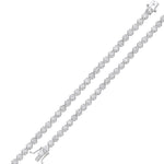 5 Carat Crown Design Natural Diamond Tennis Bracelet