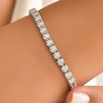 5 Carat Natural Diamond Clair Design Tennis Bracelet