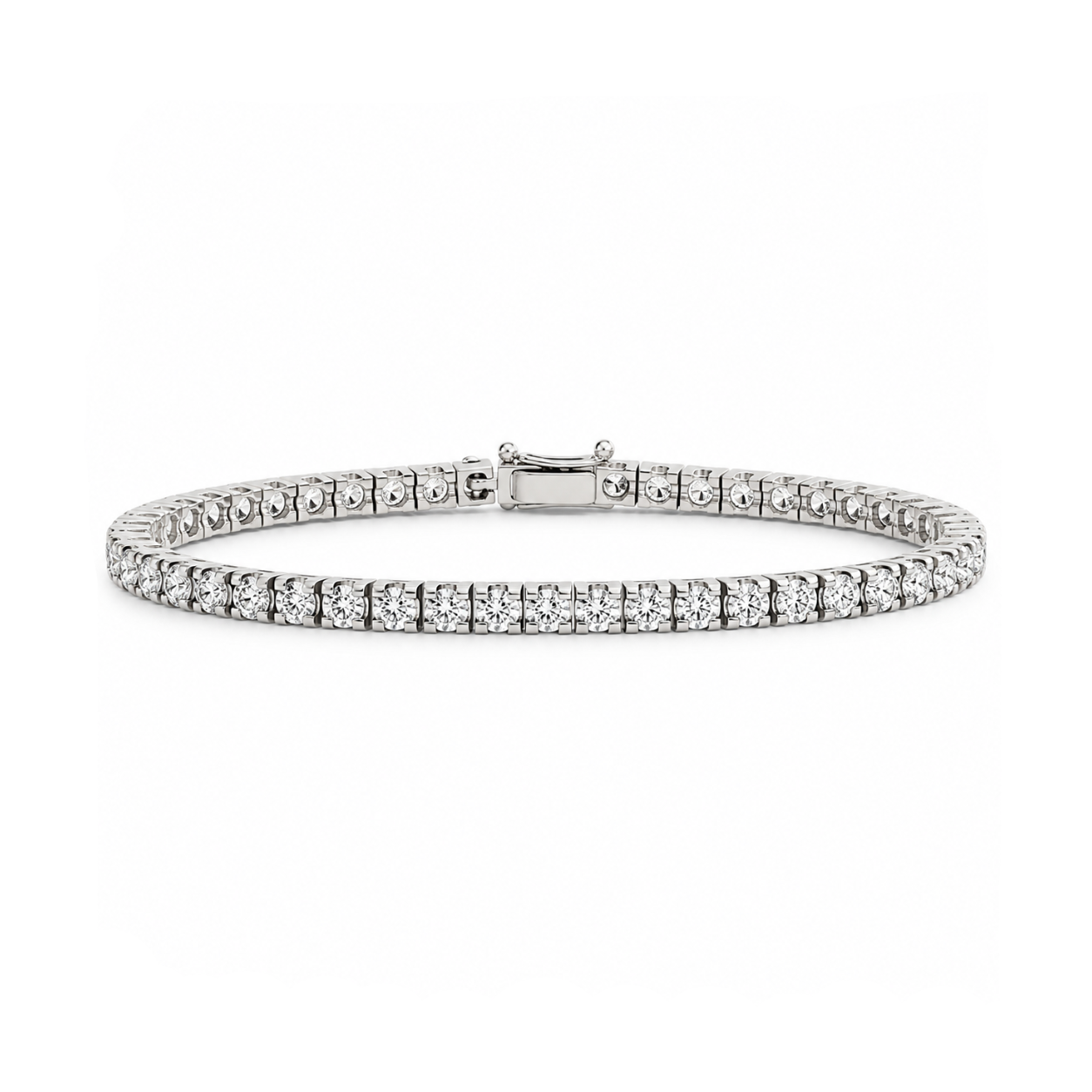 5 Carat Natural Diamond Clair Design Tennis Bracelet