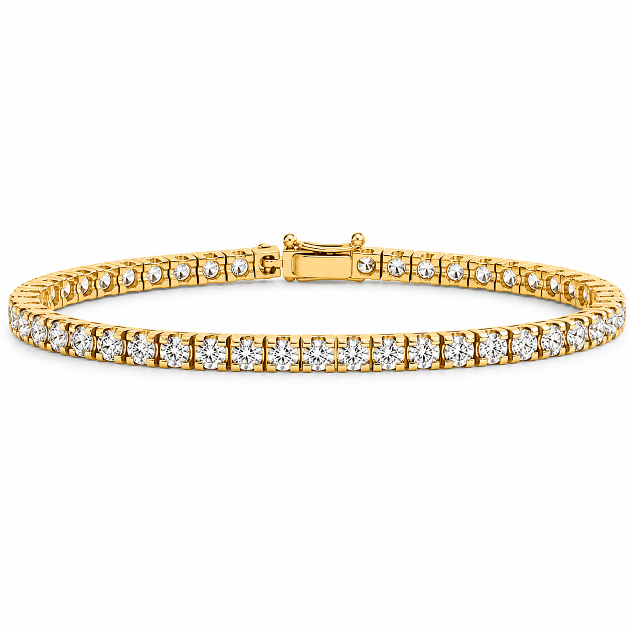 5 Carat Natural Diamond Clair Design Tennis Bracelet