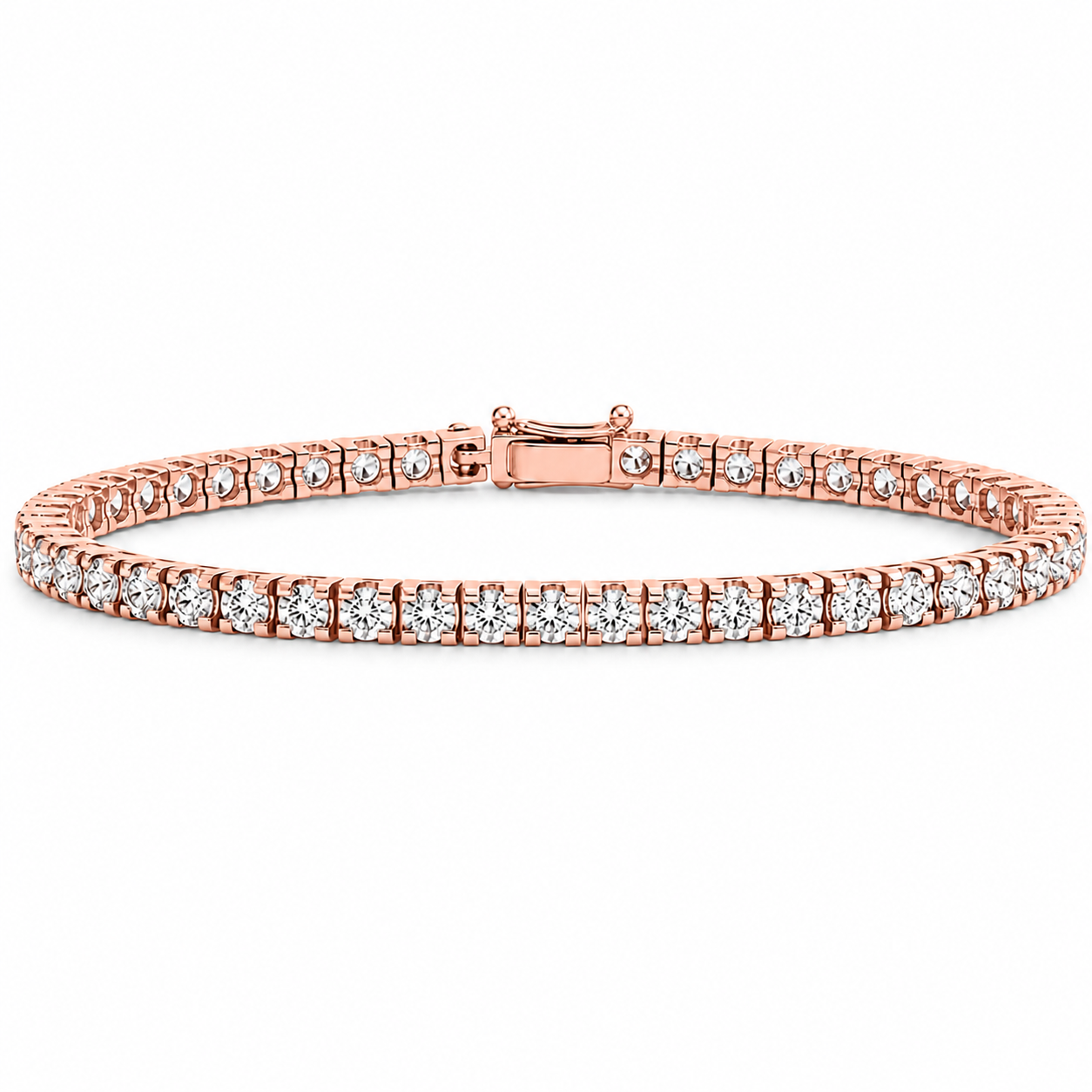 5 Carat Natural Diamond Clair Design Tennis Bracelet