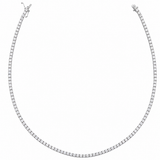 5 Carat Natural Diamond Clair Tennis Necklace
