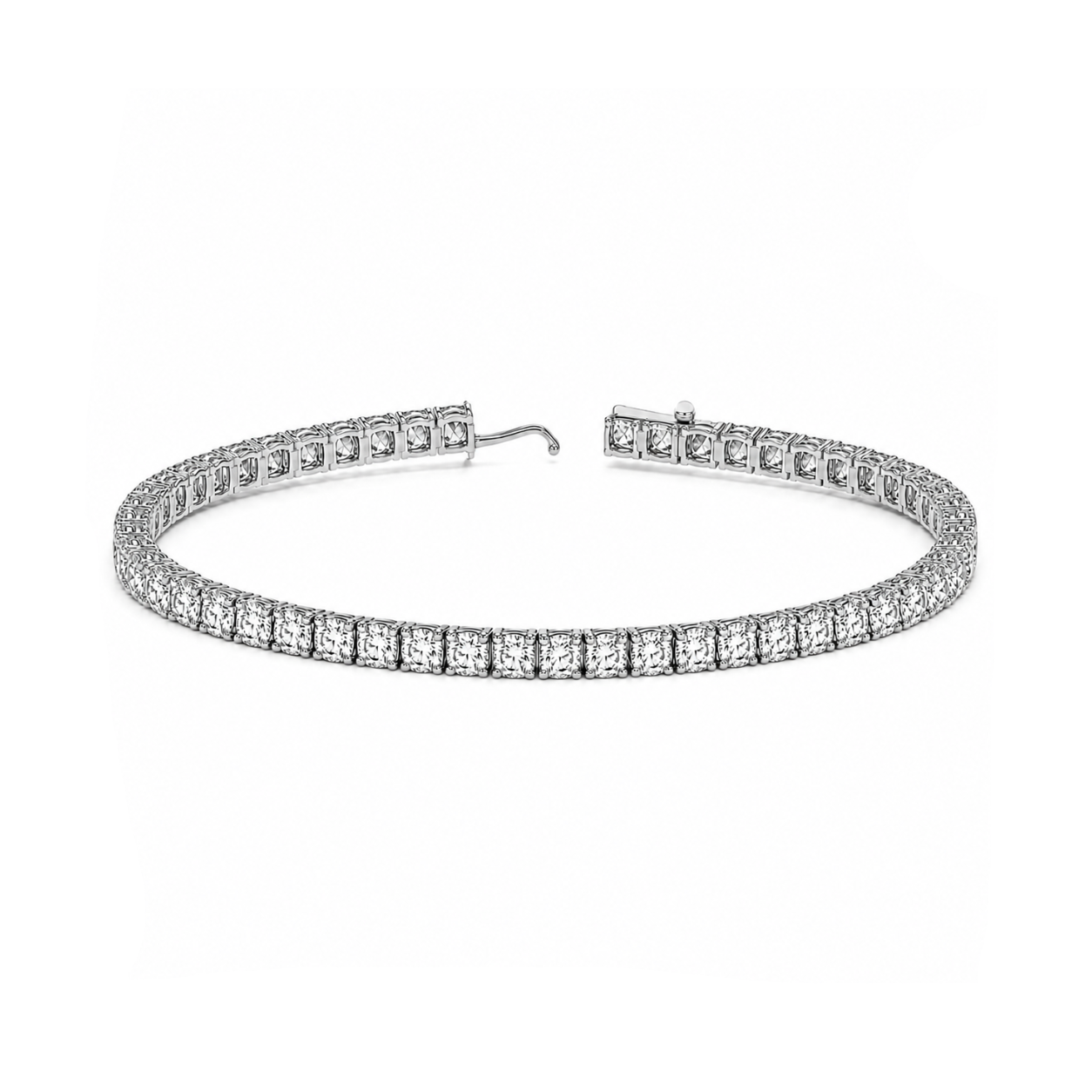 5 Carat Natural Diamond Classic Tennis Bracelet