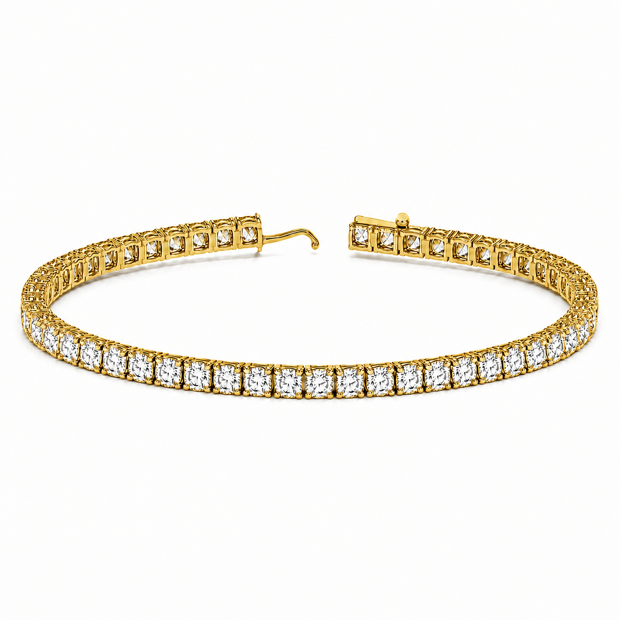 5 Carat Natural Diamond Classic Tennis Bracelet