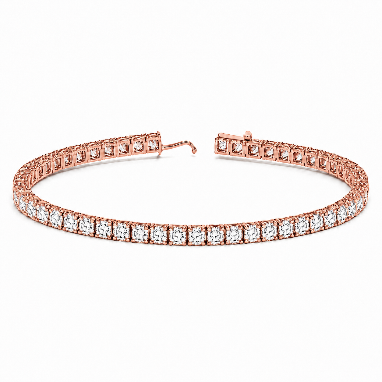 5 Carat Natural Diamond Classic Tennis Bracelet