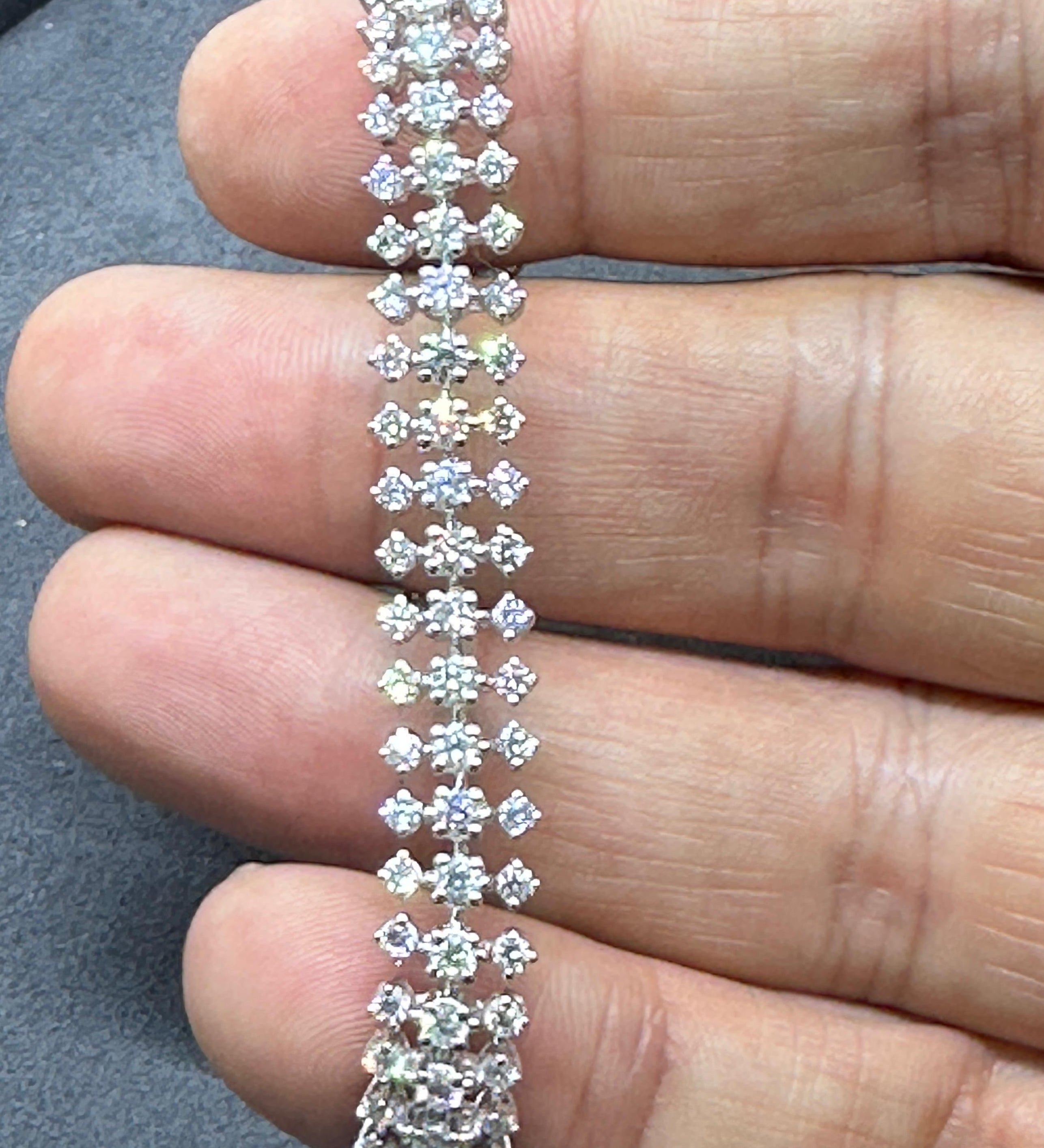5 Carat Natural Diamond Crush Design Bracelet
