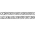 6.40 Ct. Natural Diamond Baguette Design Tennis Bracelet