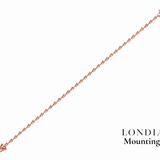6.71 Gr.  Mounting Pear Graduated Bracelet 18K Gold