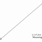 6.71 Gr.  Mounting Pear Graduated Bracelet 18K Gold