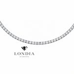 6 Carat Natural Diamond Clair Tennis Necklace