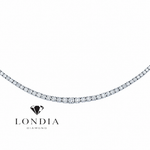 6 Carat Natural Diamond Classic Graduated Tennis Necklace