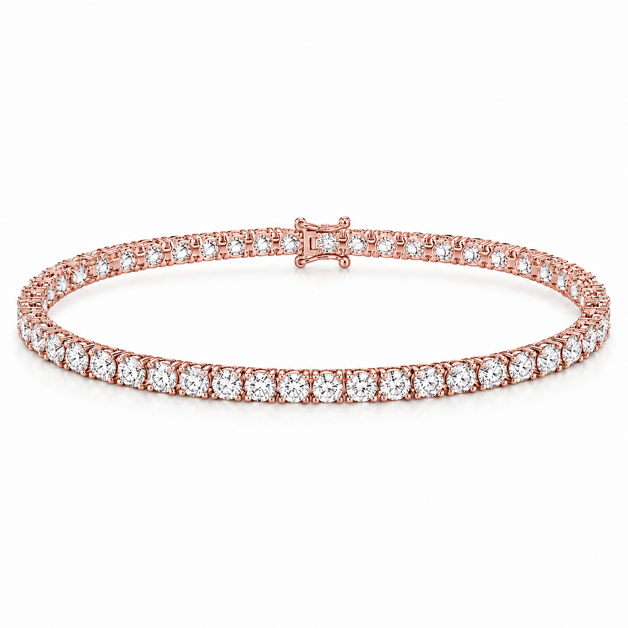 6 Carat Natural Diamond Classic Tennis Bracelet