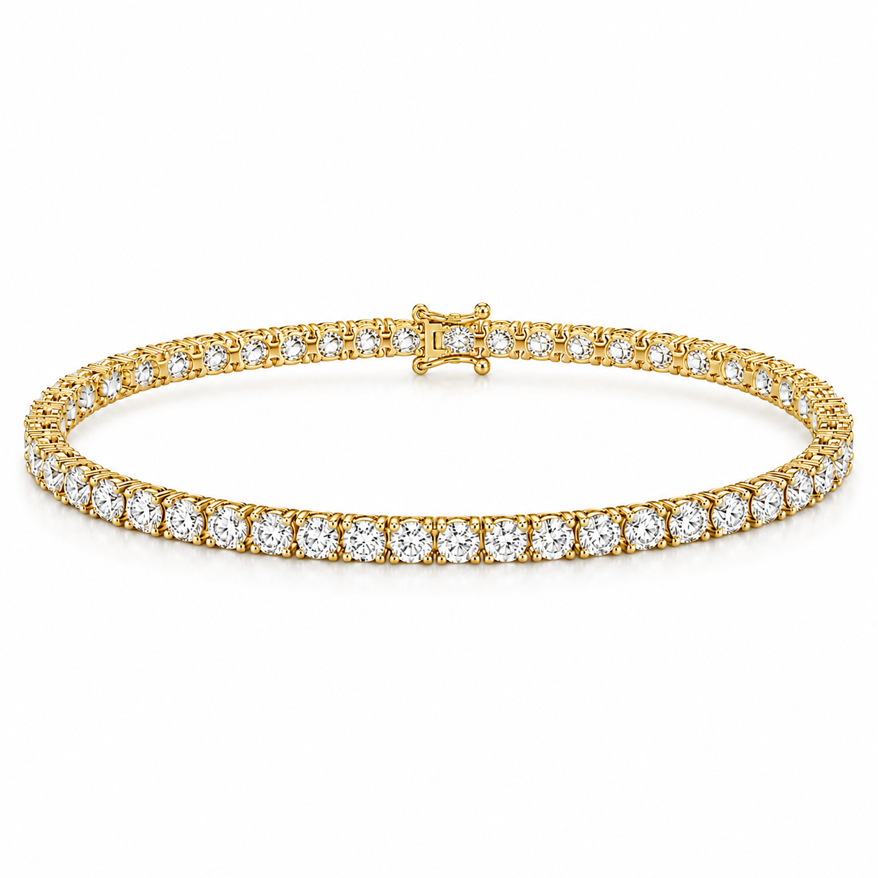 6 Carat Natural Diamond Classic Tennis Bracelet