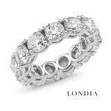 6 Carat Natural Diamond HRD International Certified Full Eternity Ring