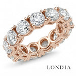 6 Carat Natural Diamond HRD International Certified Full Eternity Ring