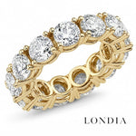 6 Carat Natural Diamond HRD International Certified Full Eternity Ring