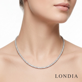 7.00 Carat Diamond Tennis Necklace