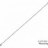7.10 Gr. Mounting Pear Graduated Bracelet 18K Gold