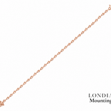 7.10 Gr. Mounting Pear Graduated Bracelet 18K Gold
