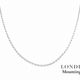 Mounting Pear Graduated Necklace