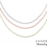 Mounting Pear Graduated Necklace