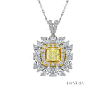 7.60 Ct. Natural Diamond Fancy Yellow Design Set