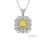 7.60 Ct. Natural Diamond Fancy Yellow Design Set