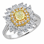 7.60 Ct. Natural Diamond Fancy Yellow Design Set