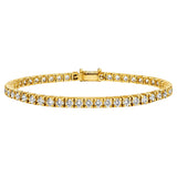 7 Carat Natural Diamond Clair Design Tennis Bracelet
