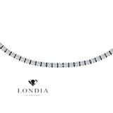 7 Carat Natural Diamond Clair Tennis Necklace