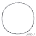 7 Carat Natural Diamond Clair Tennis Necklace