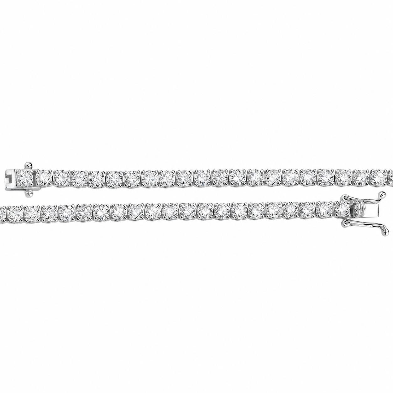 7 Carat Natural Diamond Classic Tennis Bracelet