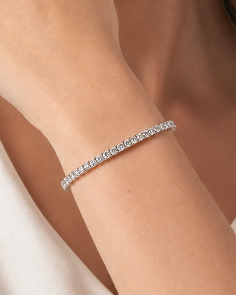 7 Carat Natural Diamond Classic Tennis Bracelet