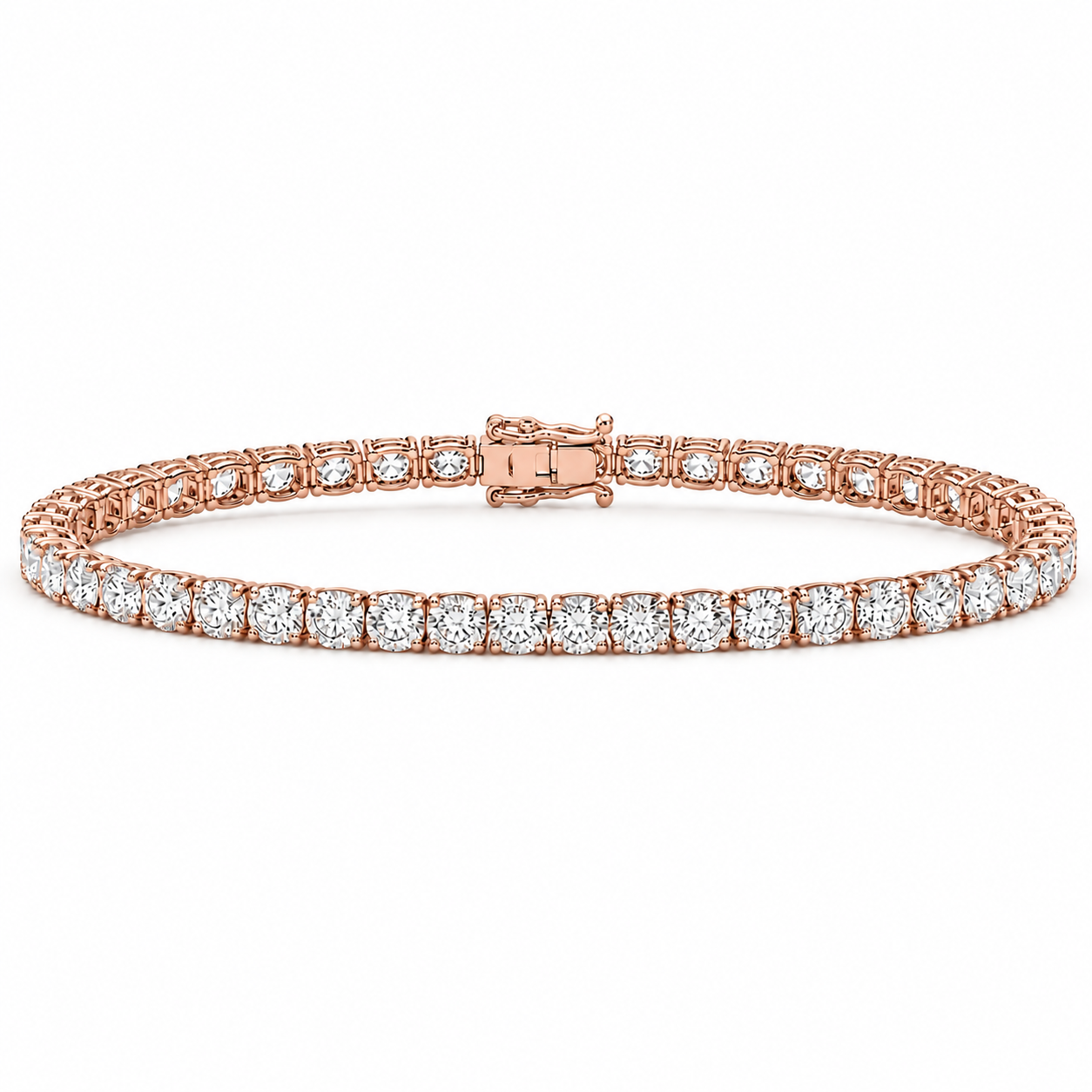 7 Carat Natural Diamond Classic Tennis Bracelet