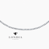 7 Carat Natural Diamond Classic Tennis Necklace