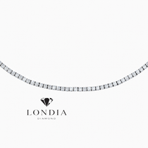 7 Carat Natural Diamond Classic Tennis Necklace