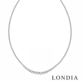8.00 Carat Diamond Graduated Tennis Necklace