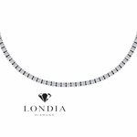 8 Carat Natural Diamond Clair Tennis Necklace