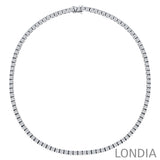 8 Carat Natural Diamond Clair Tennis Necklace