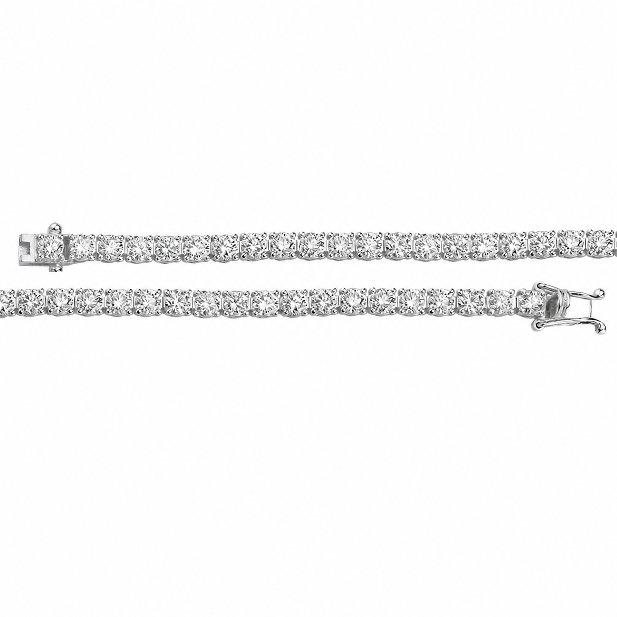8 Carat Natural Diamond Classic Tennis Bracelet