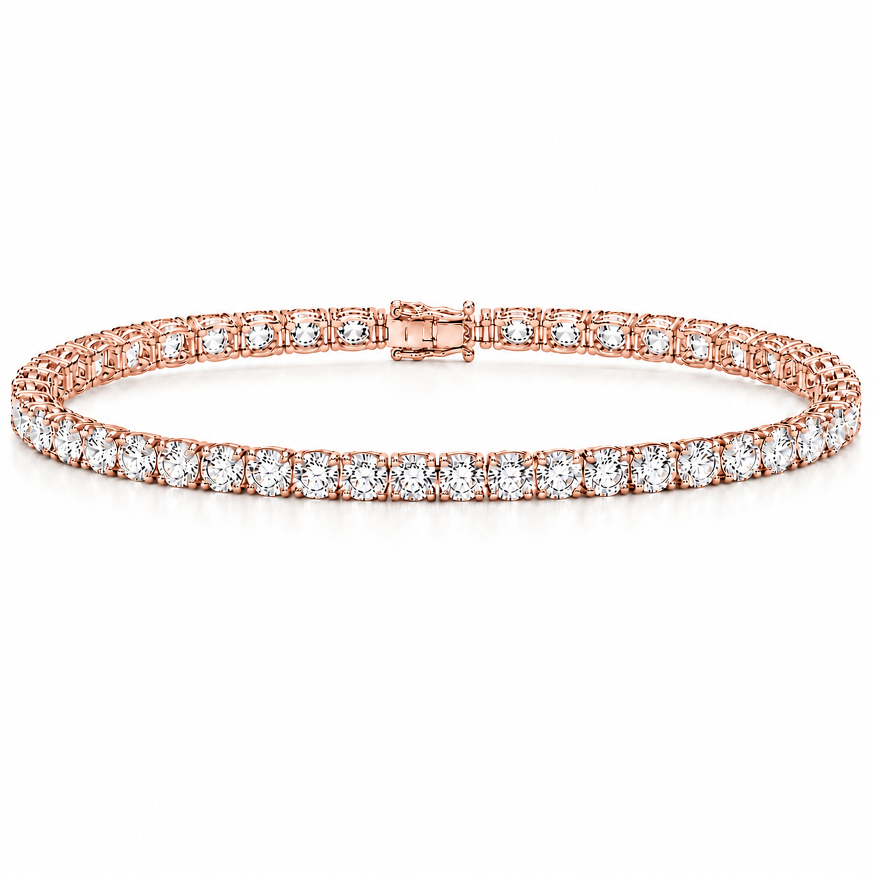 8 Carat Natural Diamond Classic Tennis Bracelet