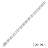 9.00 Carat Londia Crush Design Diamond Bracelet
