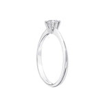 D Color 0.35 Carat Natural Diamond Solitaire Ring